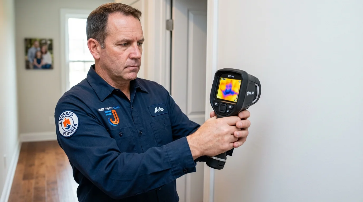 Thermal imaging leak detection by Johns Plumbing LLC in Del Rio